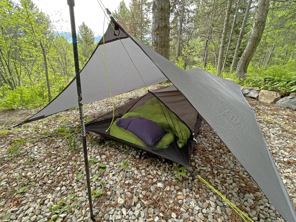 camping packing list for Scandinavia with tent and sleeping gear