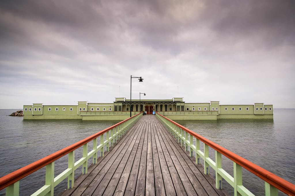 Ribersborgs Kallbadhus on the waterfront in Malmö