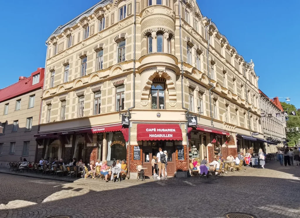 coffee at Café Husaren in Haga Gothenburg
