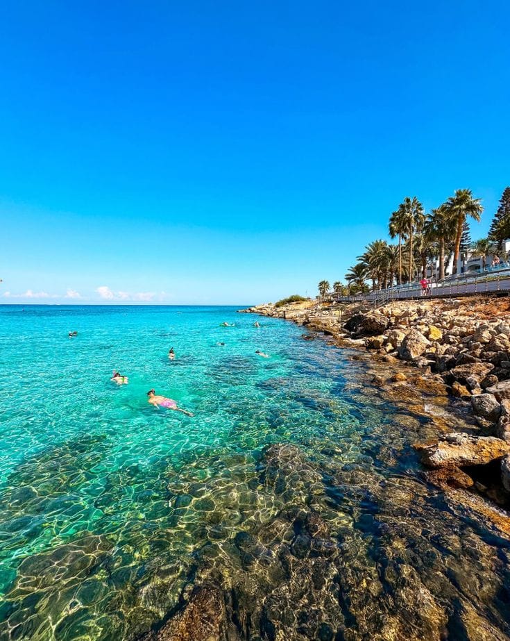 Fig Tree Bay in Protaras with clear blue water