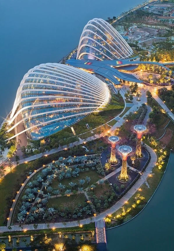 Gardens by the Bay in Singapore Sky view
