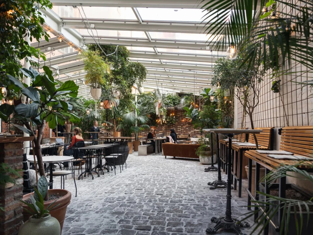 Kafé Magasinet interior in Gothenburg