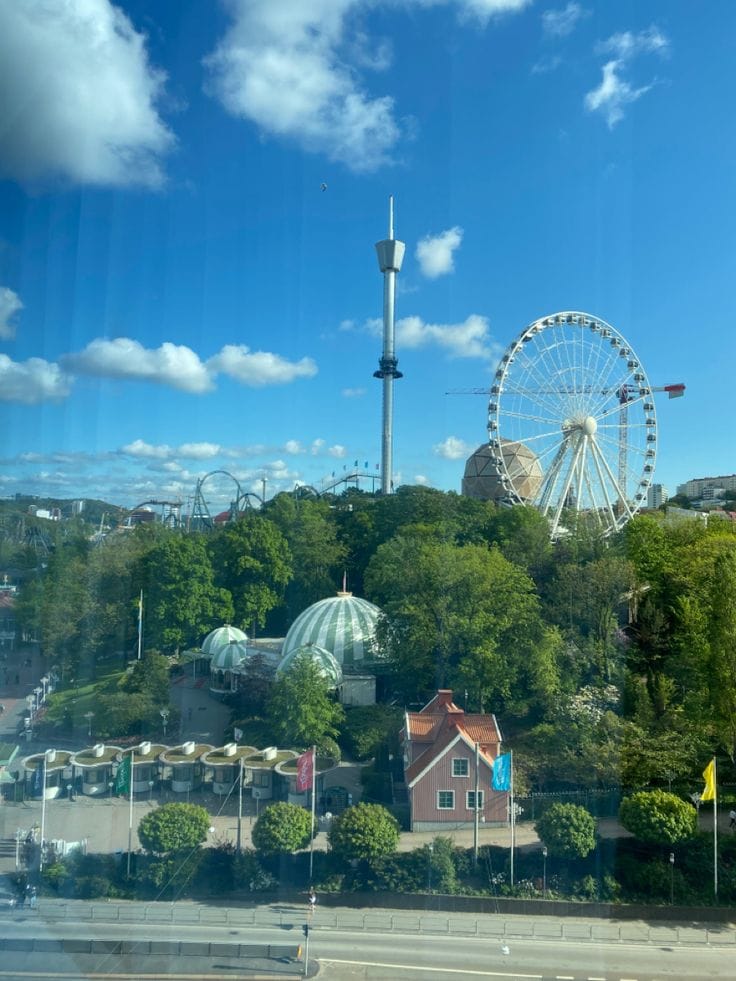 Liseberg amusement park in Gothenburg Sweden