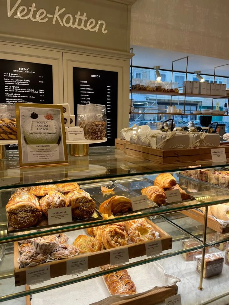 Vete-Katten café in Stockholm with classic Swedish fika