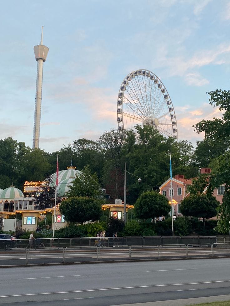 Liseberg amusement park in Gothenburg Sweden